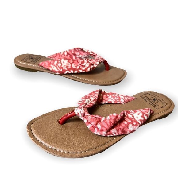 Lucky Brand Canvas Flip Flop Sandals - Picture 9 of 9